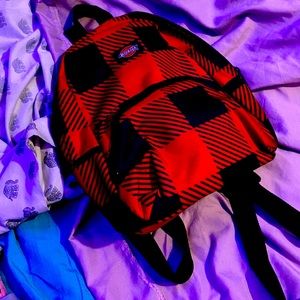 Plaid Dickie’s mini backpack